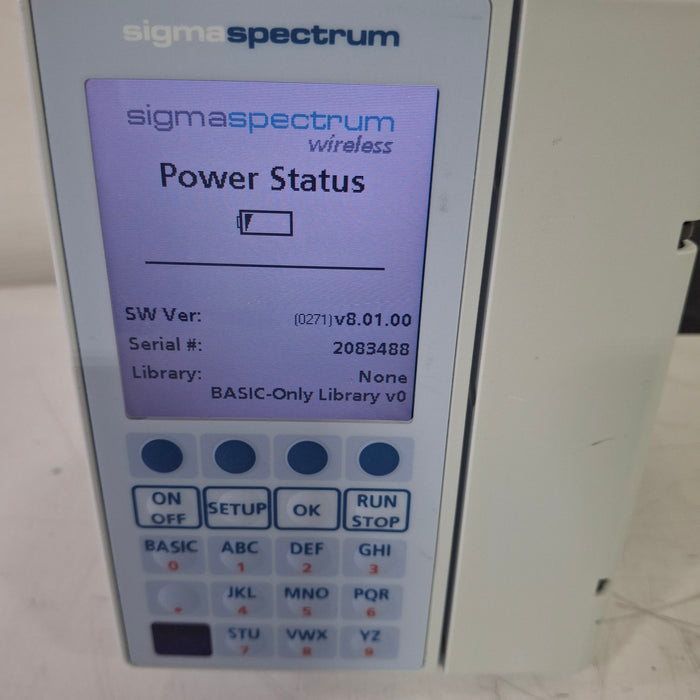Baxter Baxter Sigma Spectrum 8.01.00 with A/B/G/N Battery Infusion Pump Infusion Pump reLink Medical