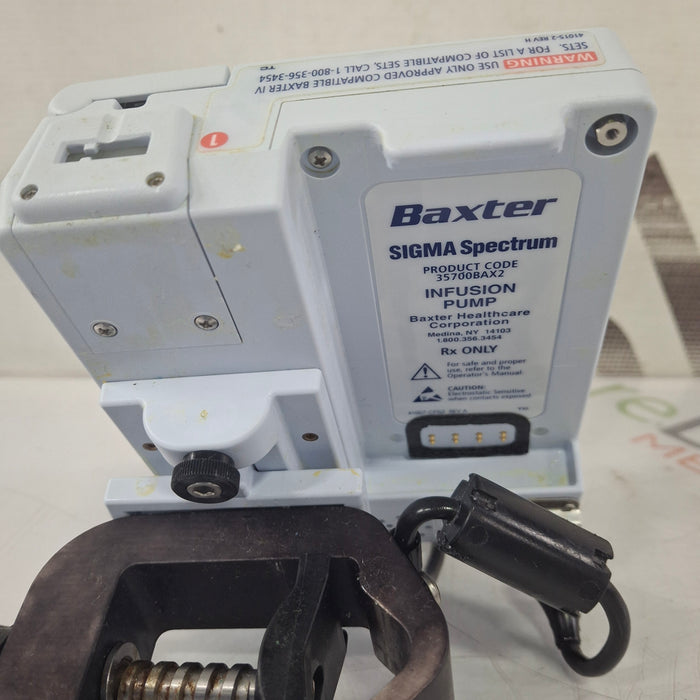 Baxter Sigma Spectrum 8.00.03 w/o Battery Infusion Pump