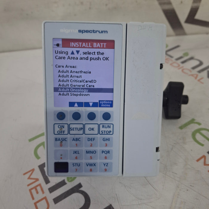 Baxter Sigma Spectrum 8.00.03 w/o Battery Infusion Pump