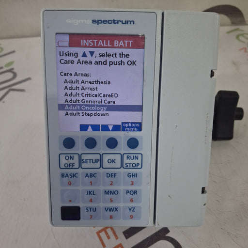 Baxter Baxter Sigma Spectrum 8.00.04 w/o Battery Infusion Pump Infusion Pump reLink Medical