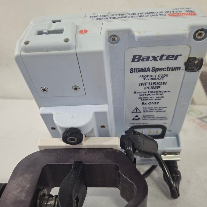 Baxter Baxter Sigma Spectrum 8.00.04 w/o Battery Infusion Pump Infusion Pump reLink Medical