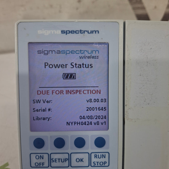 Baxter Baxter Sigma Spectrum 8.00.03 w/o Battery Infusion Pump Infusion Pump reLink Medical