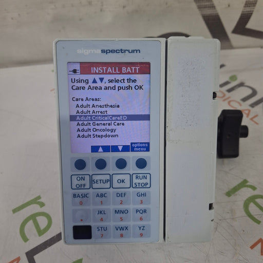 Baxter Baxter Sigma Spectrum 8.00.03 w/o Battery Infusion Pump Infusion Pump reLink Medical