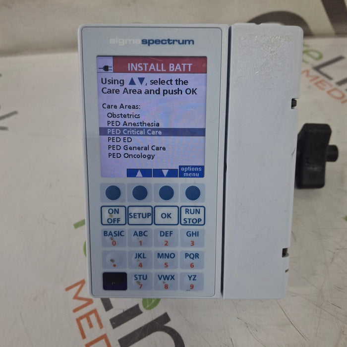 Baxter Sigma Spectrum 8.01.00 w/o Battery Infusion Pump