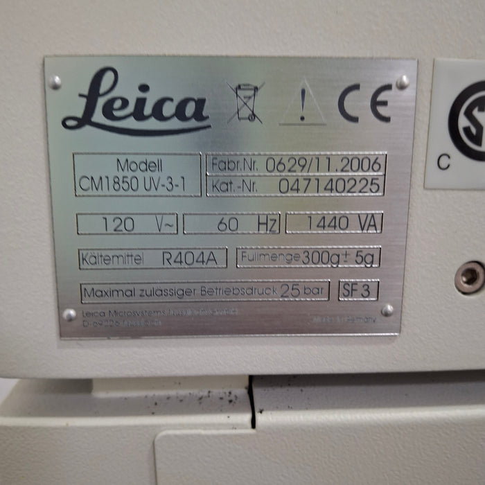 Leica CM1850 UV Cryostat