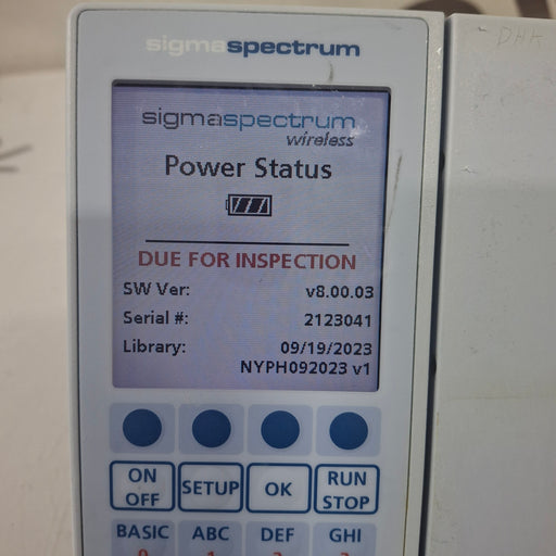 Baxter Baxter Sigma Spectrum 8.00.03 w/o Battery Infusion Pump Infusion Pump reLink Medical
