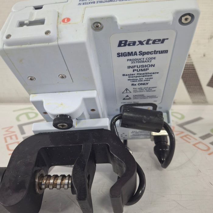 Baxter Baxter Sigma Spectrum 8.00.03 w/o Battery Infusion Pump Infusion Pump reLink Medical