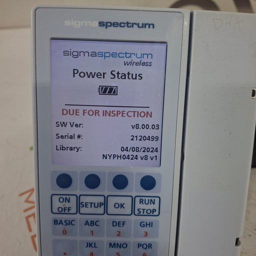 Baxter Baxter Sigma Spectrum 8.00.03 w/o Battery Infusion Pump Infusion Pump reLink Medical