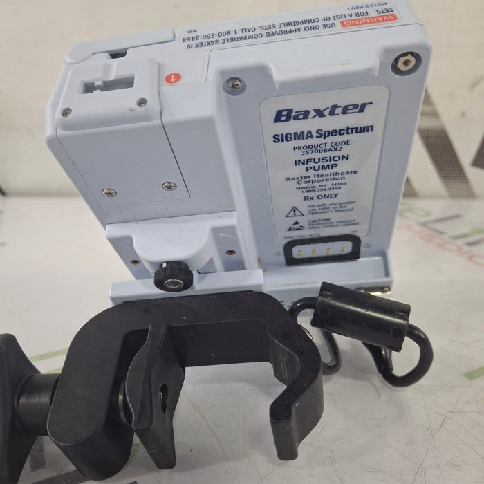 Baxter Sigma Spectrum w/Non Wireless or No Battery Infusion Pump