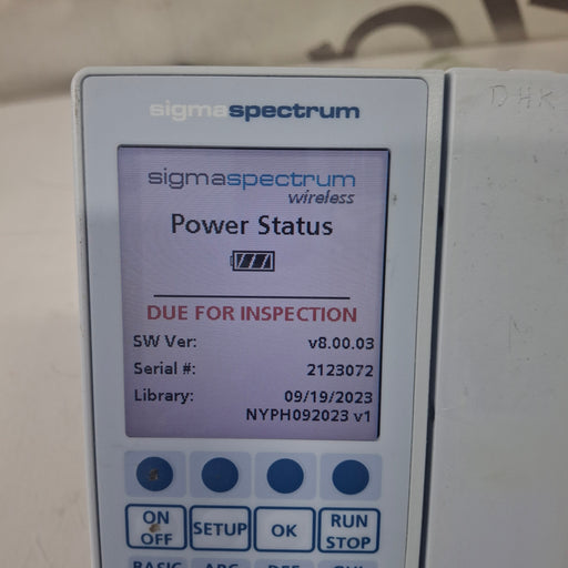 Baxter Baxter Sigma Spectrum 8.00.03 w/o Battery Infusion Pump Infusion Pump reLink Medical