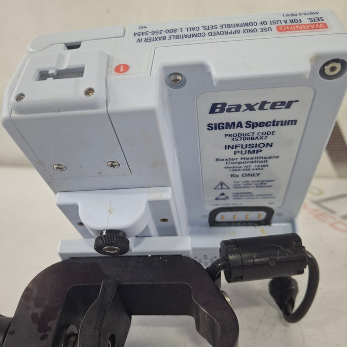 Baxter Baxter Sigma Spectrum 8.00.03 w/o Battery Infusion Pump Infusion Pump reLink Medical
