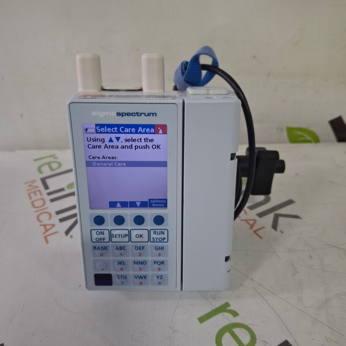 Baxter Sigma Spectrum 8.01.00 with A/B/G/N Battery Infusion Pump