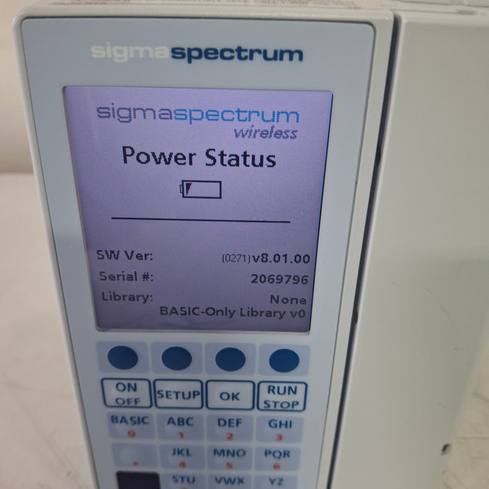 Baxter Baxter Sigma Spectrum 8.01.00 with A/B/G/N Battery Infusion Pump Infusion Pump reLink Medical