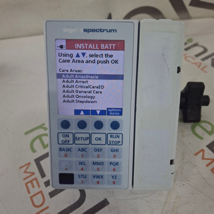 Baxter Baxter Sigma Spectrum 8.01.00 w/o Battery Infusion Pump Infusion Pump reLink Medical