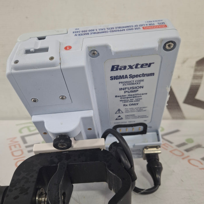 Baxter Baxter Sigma Spectrum 8.01.00 w/o Battery Infusion Pump Infusion Pump reLink Medical