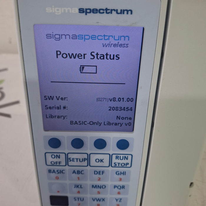 Baxter Baxter Sigma Spectrum 8.01.00 with A/B/G/N Battery Infusion Pump Infusion Pump reLink Medical