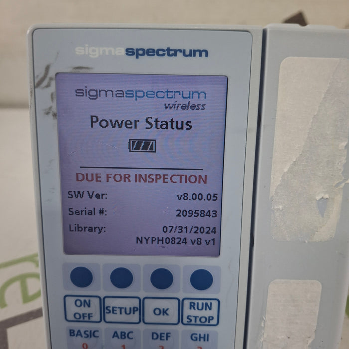Baxter Baxter Sigma Spectrum 8.00.05 w/o Battery Infusion Pump Infusion Pump reLink Medical