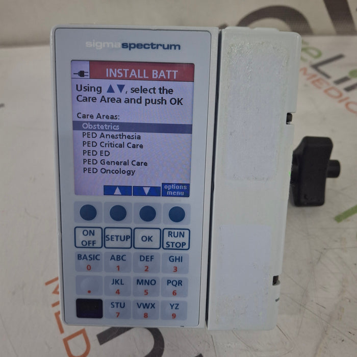 Baxter Baxter Sigma Spectrum 8.01.00 w/o Battery Infusion Pump Infusion Pump reLink Medical