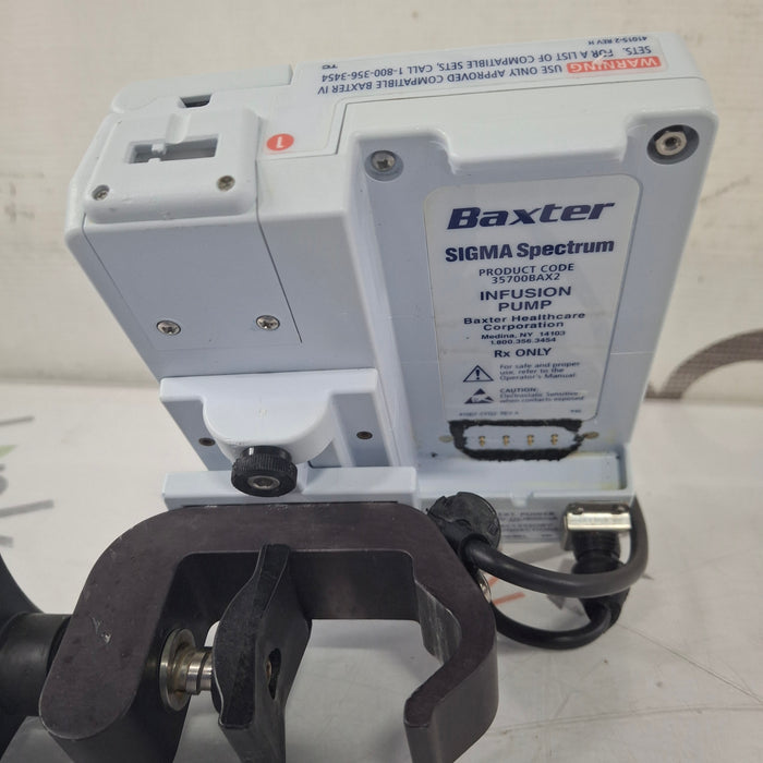 Baxter Baxter Sigma Spectrum 8.01.00 w/o Battery Infusion Pump Infusion Pump reLink Medical