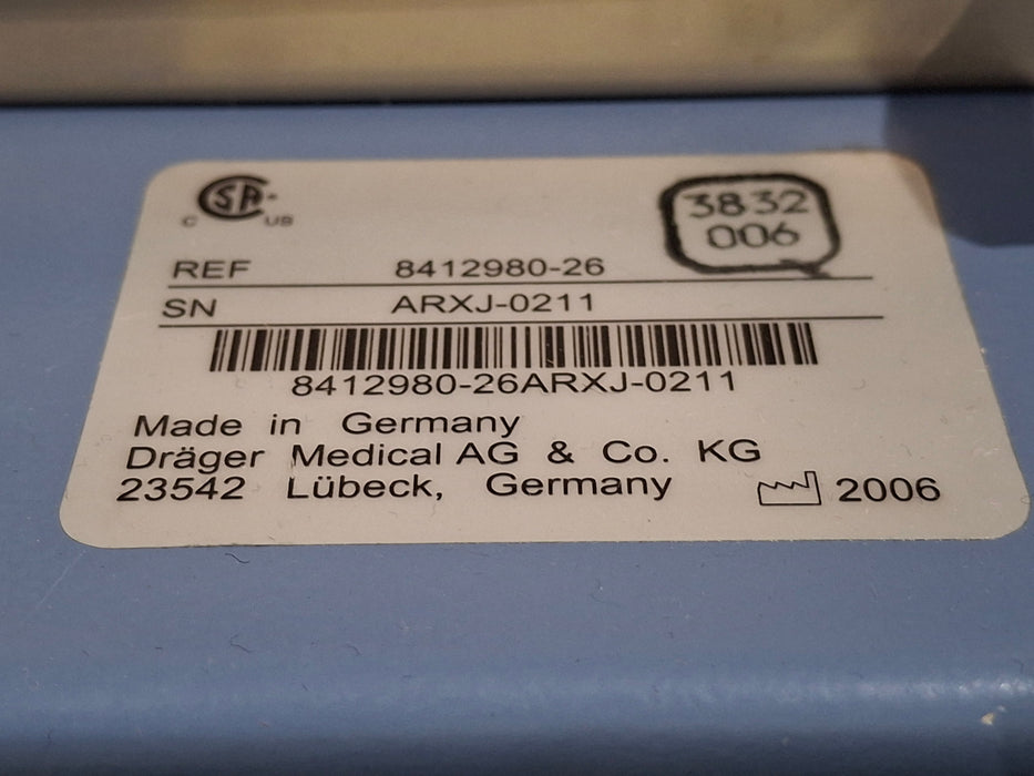 Draeger Medical Draeger Medical Evita 4 Ventilator Respiratory reLink Medical