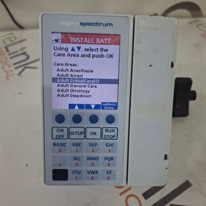 Baxter Sigma Spectrum 8.01.00 w/o Battery Infusion Pump