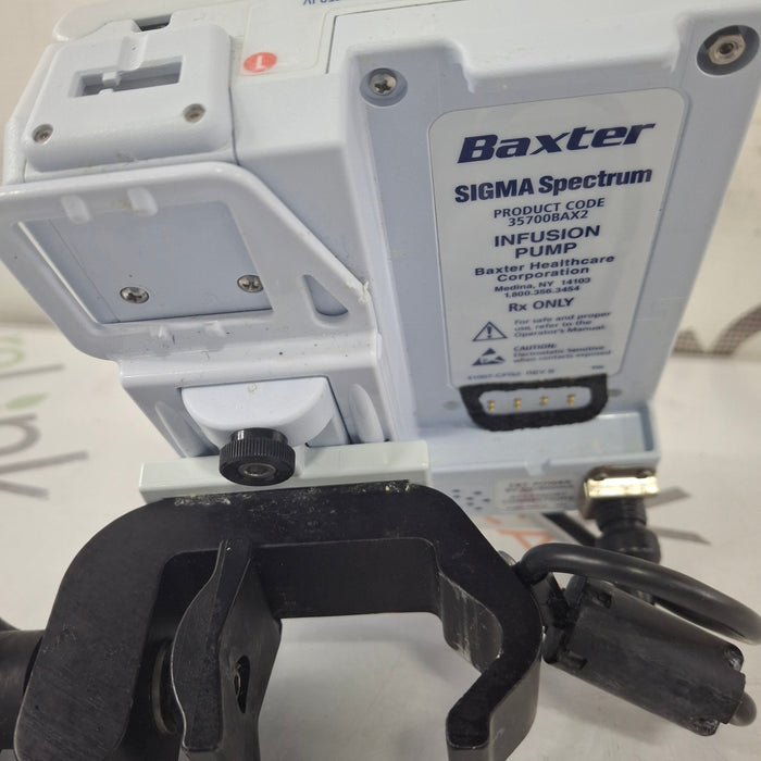 Baxter Sigma Spectrum 8.01.00 w/o Battery Infusion Pump