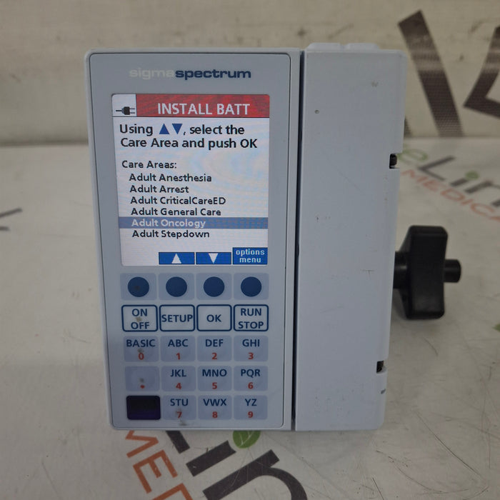 Baxter Baxter Sigma Spectrum 8.00.03 w/o Battery Infusion Pump Infusion Pump reLink Medical