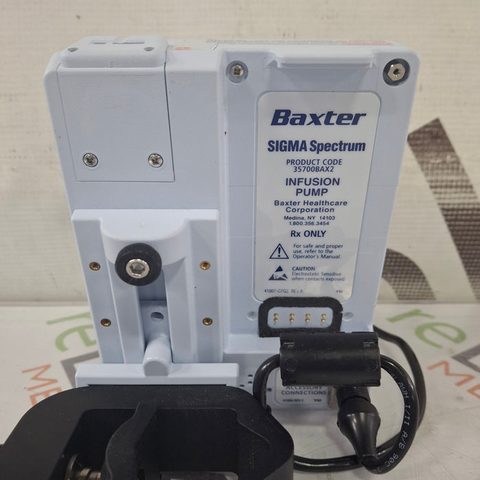 Baxter Baxter Sigma Spectrum 8.00.03 w/o Battery Infusion Pump Infusion Pump reLink Medical