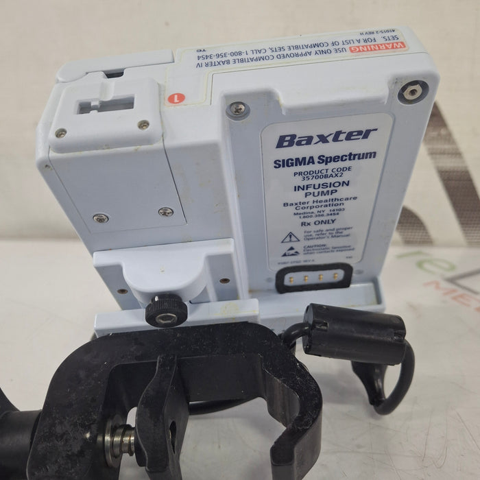 Baxter Baxter Sigma Spectrum 8.00.03 w/o Battery Infusion Pump Infusion Pump reLink Medical
