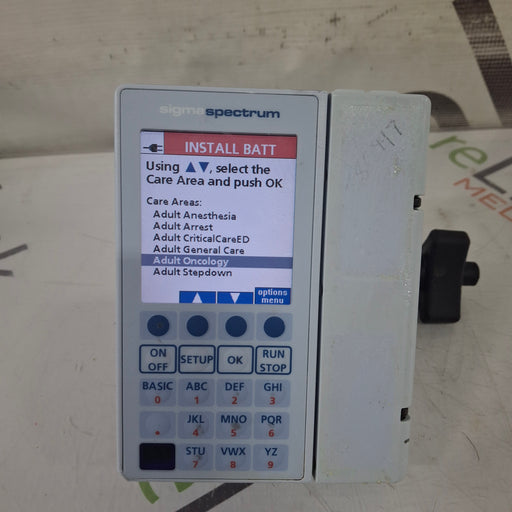 Baxter Baxter Sigma Spectrum 8.01.00 w/o Battery Infusion Pump Infusion Pump reLink Medical