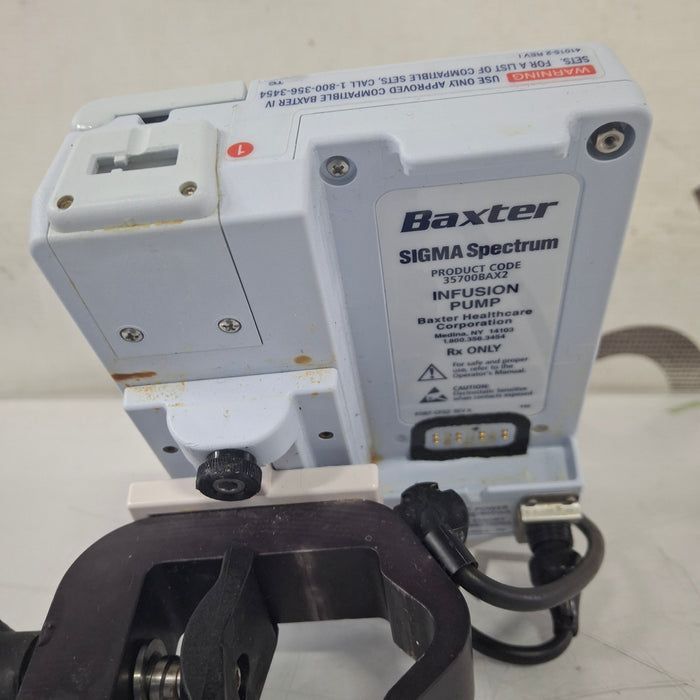 Baxter Baxter Sigma Spectrum 8.01.00 w/o Battery Infusion Pump Infusion Pump reLink Medical