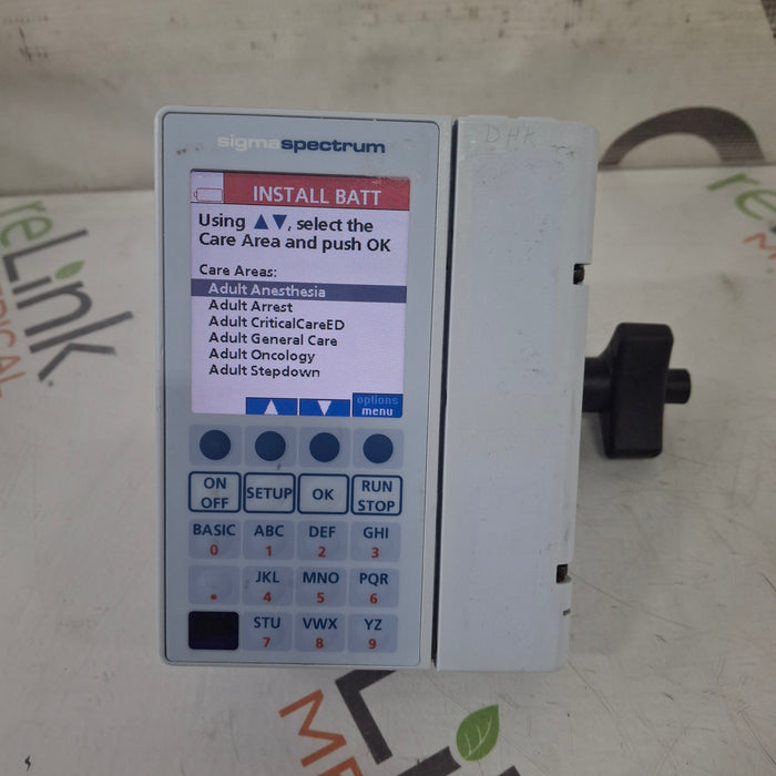 Baxter Sigma Spectrum 8.00.03 w/o Battery Infusion Pump