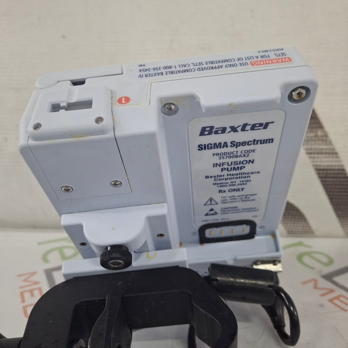 Baxter Sigma Spectrum 8.00.03 w/o Battery Infusion Pump