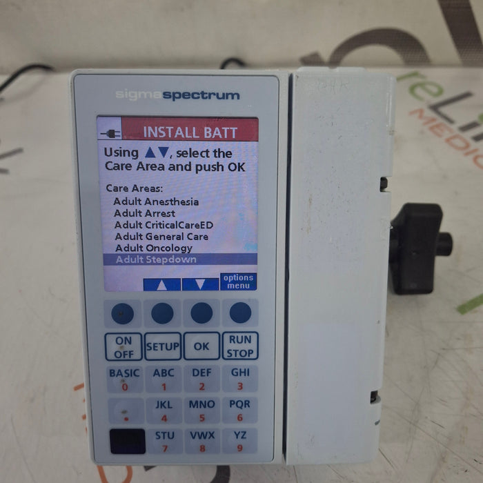 Baxter Sigma Spectrum 8.00.03 w/o Battery Infusion Pump