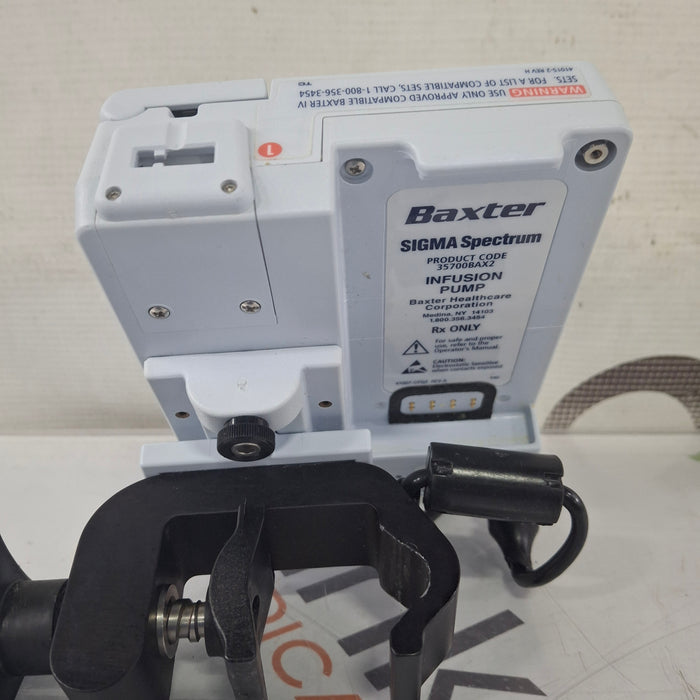 Baxter Sigma Spectrum 8.00.03 w/o Battery Infusion Pump