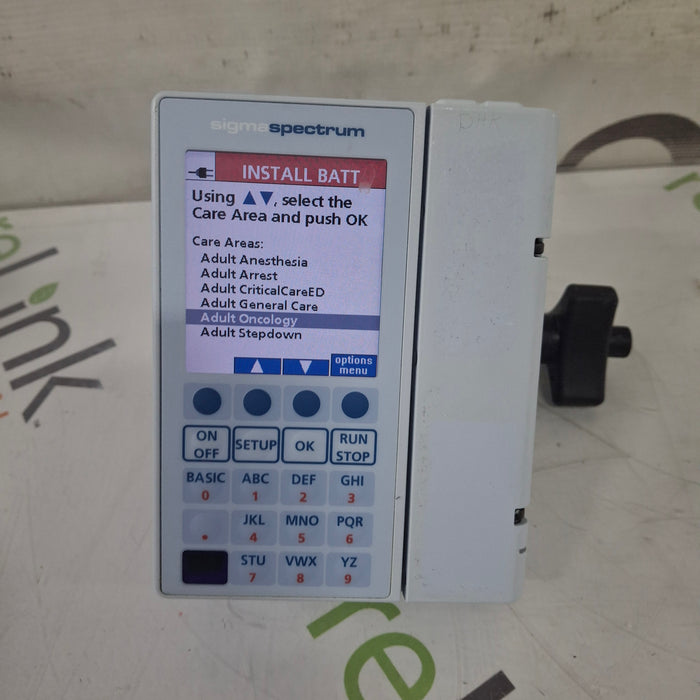 Baxter Baxter Sigma Spectrum 8.00.03 w/o Battery Infusion Pump Infusion Pump reLink Medical