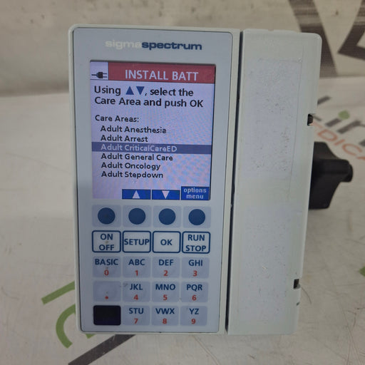 Baxter Baxter Sigma Spectrum 8.00.03 w/o Battery Infusion Pump Infusion Pump reLink Medical