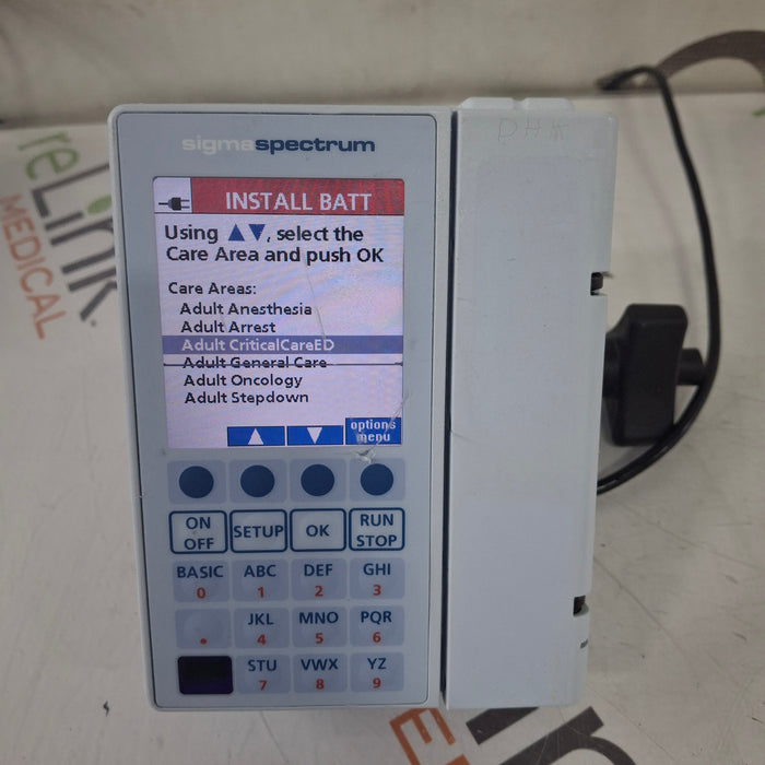 Baxter Baxter Sigma Spectrum 8.00.03 w/o Battery Infusion Pump Infusion Pump reLink Medical