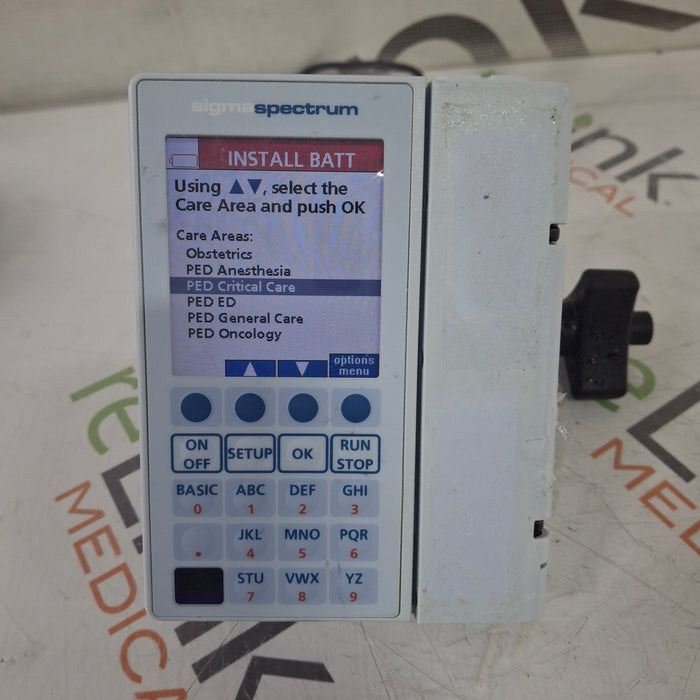 Baxter Baxter Sigma Spectrum 8.01.00 w/o Battery Infusion Pump Infusion Pump reLink Medical