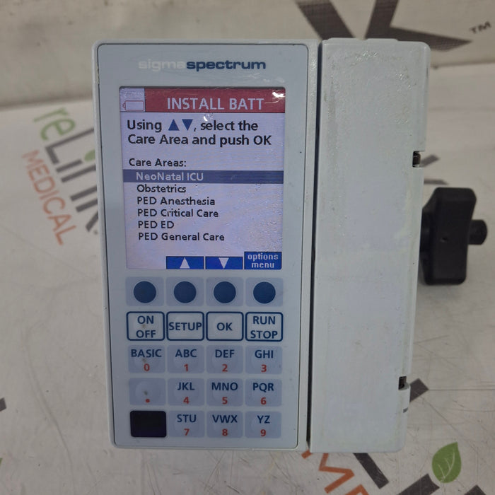 Baxter Sigma Spectrum 8.01.00 w/o Battery Infusion Pump