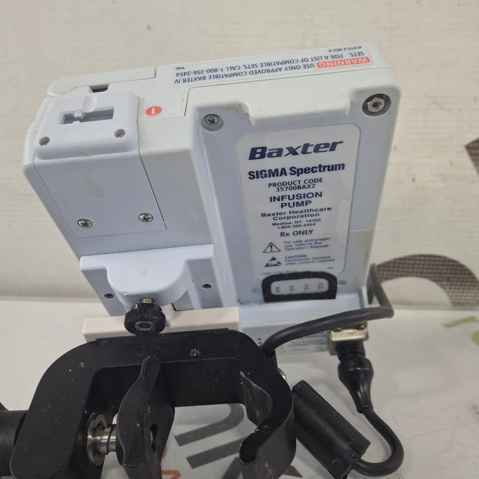 Baxter Sigma Spectrum 8.01.00 w/o Battery Infusion Pump