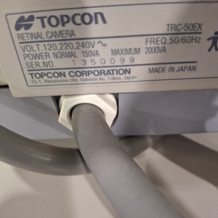 Topcon Medical Topcon Medical TRC-50EX Retinal Camera Ophthalmology reLink Medical