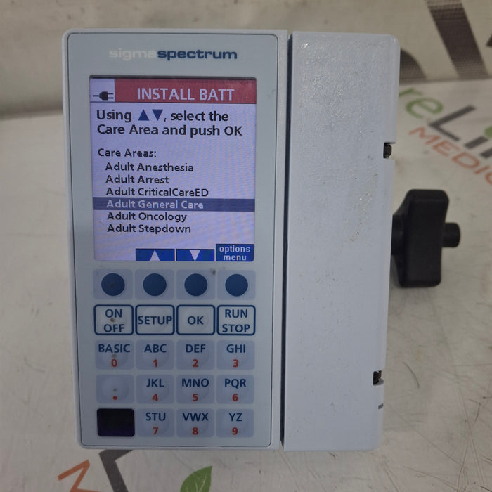 Baxter Sigma Spectrum 8.01.00 w/o Battery Infusion Pump