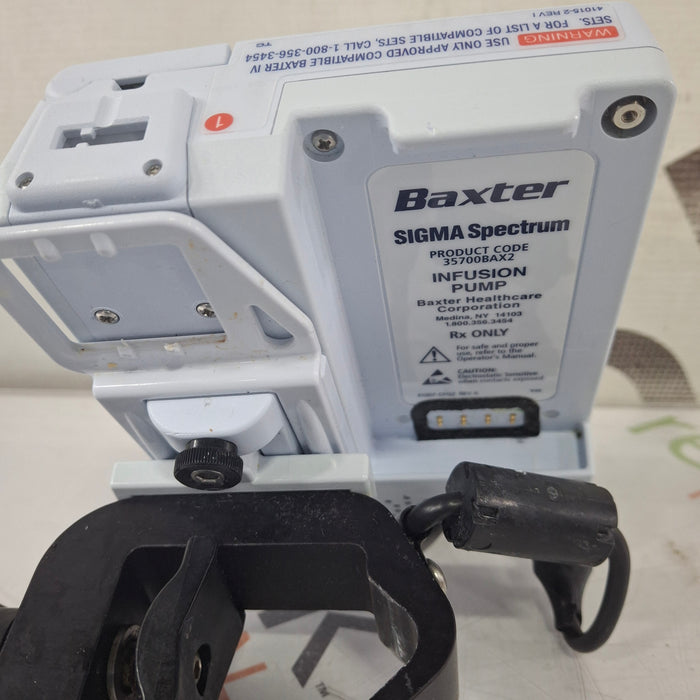 Baxter Sigma Spectrum 8.01.00 w/o Battery Infusion Pump