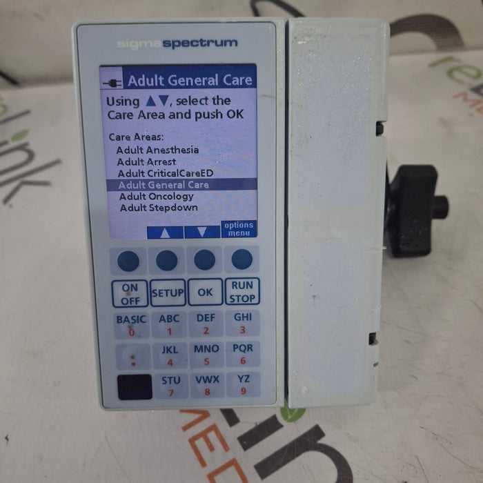 Baxter Sigma Spectrum 8.00.04 w/o Battery Infusion Pump