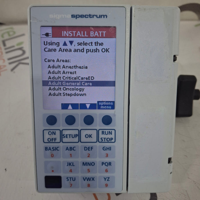 Baxter Sigma Spectrum 8.00.03 w/o Battery Infusion Pump