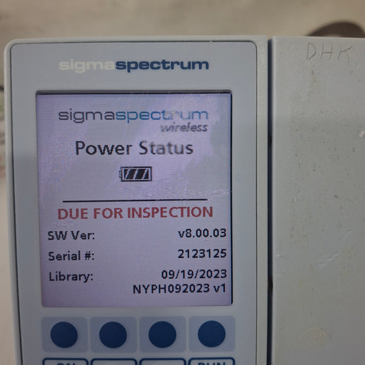 Baxter Baxter Sigma Spectrum 8.00.03 w/o Battery Infusion Pump Infusion Pump reLink Medical