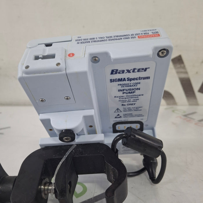 Baxter Baxter Sigma Spectrum 8.00.03 w/o Battery Infusion Pump Infusion Pump reLink Medical