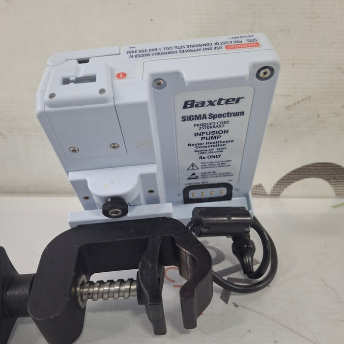 Baxter Baxter Sigma Spectrum 8.00.03 w/o Battery Infusion Pump Infusion Pump reLink Medical