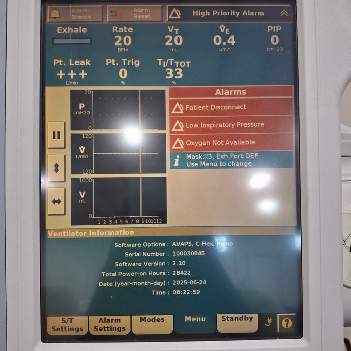 Philips Philips Respironics V60 BiPAP Ventilator Respiratory reLink Medical